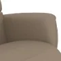 Sillón reclinable con reposapiés cuero sintético capuchino von , Sessel - Ref: Foro24-356707, Preis: 215,23 €, Rabatt: %