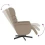 Sillón reclinable con reposapiés cuero sintético capuchino von , Sessel - Ref: Foro24-356707, Preis: 215,23 €, Rabatt: %