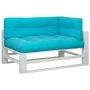 Cojines para asientos de palets 3 piezas tela turquesa by , Cushions for chairs and sofas - Ref: Foro24-3217132, Price: 93,50...