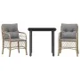 Sillas y mesita de jardín 3 piezas ratán sintético cojín beige by , Garden sets - Ref: Foro24-3212159, Price: 284,28 €, Disco...