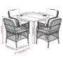 Set de muebles jardín 5 pzas con cojines ratán sintético negro de , Conjuntos de jardín - Ref: Foro24-3212104, Precio: 459,95...