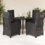 Set de muebles jardín 5 pzas con cojines ratán sintético negro von , Gartensets - Ref: Foro24-3212753, Preis: 615,61 €, Rabat...