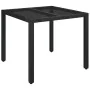 Set de muebles jardín 5 pzas con cojines ratán sintético negro by , Garden sets - Ref: Foro24-3212628, Price: 566,87 €, Disco...