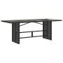 Set de comedor de jardín 9 pzas y cojines ratán sintético negro von , Gartensets - Ref: Foro24-3212682, Preis: 1,00 €, Rabatt: %