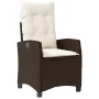 Set comedor de jardín 3 piezas y cojines ratán sintético marrón von , Gartensets - Ref: Foro24-3213194, Preis: 382,55 €, Raba...