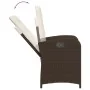 Set comedor de jardín 7 pzas con cojines ratán sintético marrón by , Garden sets - Ref: Foro24-3213210, Price: 929,45 €, Disc...