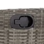 Set comedor jardín 7 pzas y cojines ratán sintético gris by , Garden sets - Ref: Foro24-3212999, Price: 1,00 €, Discount: %
