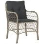 Set comedor de jardín 5 pzas cojines ratán sintético gris claro by , Garden sets - Ref: Foro24-3212167, Price: 494,42 €, Disc...