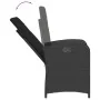 Set de muebles jardín 5 pzas con cojines ratán sintético negro by , Garden sets - Ref: Foro24-3212324, Price: 627,19 €, Disco...