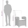 Set de muebles jardín 5 pzas con cojines ratán sintético negro by , Garden sets - Ref: Foro24-3212324, Price: 627,19 €, Disco...
