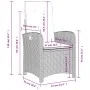 Set comedor jardín 7 pzas y cojines ratán sintético gris claro von , Gartensets - Ref: Foro24-3212417, Preis: 1,00 €, Rabatt: %