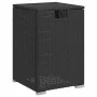 Mesa cubierta para bombona de propano ratán negro 40x40x60 cm by , Garden tables - Ref: Foro24-366294, Price: 72,09 €, Discou...