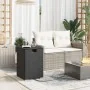Mesa cubierta para bombona de propano ratán negro 40x40x60 cm by , Garden tables - Ref: Foro24-366294, Price: 72,09 €, Discou...