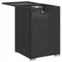 Mesa cubierta para bombona de propano ratán negro 40x40x60 cm by , Garden tables - Ref: Foro24-366294, Price: 72,09 €, Discou...