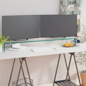 Soporte para TV/Elevador monitor cristal claro 110x30x13 cm von , TV-Möbel - Ref: Foro24-244132, Preis: 111,80 €, Rabatt: %
