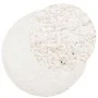 Alfombra de pelo largo moderna crema Ø 240 cm by , Rugs - Ref: Foro24-375248, Price: 110,24 €, Discount: %