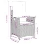 Set de muebles jardín 5 pzas con cojines ratán sintético negro von , Gartensets - Ref: Foro24-3277449, Preis: 667,06 €, Rabat...