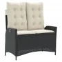 Juego comedor jardín 4 piezas con cojines ratán sintético negro de , Conjuntos de jardín - Ref: Foro24-3277440, Precio: 554,6...