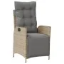 Set comedor de jardín 5 pzas con cojines ratán sintético beige by , Garden sets - Ref: Foro24-3213451, Price: 660,48 €, Disco...