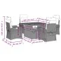 Set de muebles jardín 5 pzas con cojines ratán sintético negro de , Conjuntos de jardín - Ref: Foro24-3277378, Precio: 635,19...
