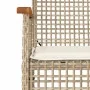 Set comedor de jardín 5 pzas con cojines ratán sintético beige von , Gartensets - Ref: Foro24-3213625, Preis: 360,58 €, Rabat...