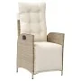 Set comedor de jardín 7 pzas con cojines ratán sintético beige by , Garden sets - Ref: Foro24-3213250, Price: 982,46 €, Disco...