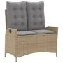 Set de comedor jardín con cojines 4 pzas ratán sintético beige de , Conjuntos de jardín - Ref: Foro24-3277489, Precio: 630,88...
