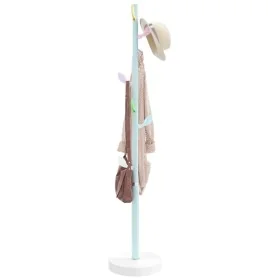 Perchero de hierro con recubrimiento en polvo azul 172 cm by , Hat and coat racks - Ref: Foro24-377091, Price: 45,68 €, Disco...