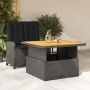 Set comedor de jardín 2 pzas con cojines ratán sintético negro von , Gartensets - Ref: Foro24-3277331, Preis: 313,49 €, Rabat...
