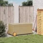 Caja de almacenaje jardín con ruedas ratán PE beige mezcla 190L by , Outdoor storage boxes - Ref: Foro24-365327, Price: 114,5...