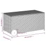 Caja de almacenaje jardín con ruedas ratán PE beige mezcla 190L by , Outdoor storage boxes - Ref: Foro24-365327, Price: 114,5...