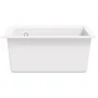 Fregadero de cocina de granito con un seno blanco de , Fregaderos - Ref: Foro24-144857, Precio: 186,50 €, Descuento: %