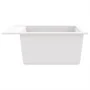 Fregadero de cocina de granito con un seno blanco de , Fregaderos - Ref: Foro24-144857, Precio: 186,50 €, Descuento: %