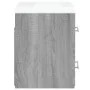 Mueble de baño con lavabo madera contrachapada gris Sonoma von , Badezimmerwaschtische - Ref: Foro24-3120180, Preis: 161,27 €...