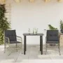 Sillas y mesita de jardín 3 piezas ratán sintético cojín gris de , Conjuntos de jardín - Ref: Foro24-3212173, Precio: 266,32 ...