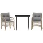 Sillas y mesita de jardín 3 piezas ratán sintético cojín beige by , Garden sets - Ref: Foro24-3212152, Price: 324,67 €, Disco...