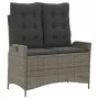 Juego de comedor de jardín 4 piezas con cojines ratán PE gris von , Gartensets - Ref: Foro24-3277468, Preis: 590,08 €, Rabatt: %