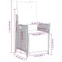 Juego de comedor de jardín 4 piezas con cojines ratán PE gris von , Gartensets - Ref: Foro24-3277468, Preis: 590,08 €, Rabatt: %