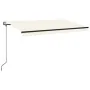 Toldo retráctil automático crema 400x350 cm by , Awnings - Ref: Foro24-3069187, Price: 442,88 €, Discount: %