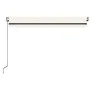 Toldo retráctil automático crema 400x350 cm by , Awnings - Ref: Foro24-3069187, Price: 442,88 €, Discount: %