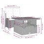Juego de comedor jardín 2 pzas con cojines ratán sintético gris von , Gartensets - Ref: Foro24-3277463, Preis: 339,42 €, Raba...