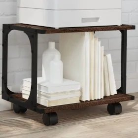 Soporte de impresora 2 niveles marrón roble 41x28x33,5 cm von , Drucker unterstützt - Ref: Foro24-842275, Preis: 24,47 €, Rab...
