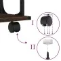 Soporte de impresora 2 niveles marrón roble 41x28x33,5 cm von , Drucker unterstützt - Ref: Foro24-842275, Preis: 24,47 €, Rab...