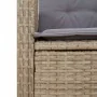 Set comedor de jardín 2 pzas con cojines ratán sintético beige by , Garden sets - Ref: Foro24-3277367, Price: 384,51 €, Disco...