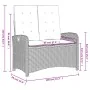 Set comedor de jardín 2 pzas con cojines ratán sintético beige by , Garden sets - Ref: Foro24-3277367, Price: 384,51 €, Disco...