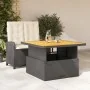 Set comedor de jardín 2 pzas con cojines ratán sintético negro by , Garden sets - Ref: Foro24-3277319, Price: 330,78 €, Disco...