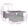 Set comedor de jardín 2 pzas con cojines ratán sintético negro by , Garden sets - Ref: Foro24-3277319, Price: 330,78 €, Disco...