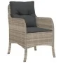 Set comedor de jardín 5 pzas cojines ratán sintético gris claro by , Garden sets - Ref: Foro24-3211998, Price: 460,37 €, Disc...