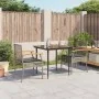 Set comedor de jardín 3 piezas con cojines ratán sintético gris de , Conjuntos de jardín - Ref: Foro24-3213610, Precio: 243,1...
