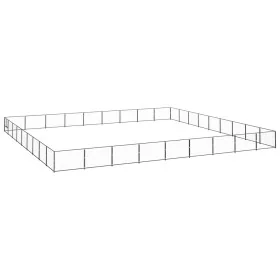 Perrera acero 81 m² negra von , Hundehütten und Zäune - Ref: Foro24-3082193, Preis: 617,03 €, Rabatt: %